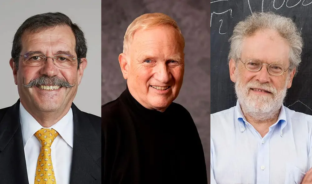 Aspect, Clauser y Zeilinger se llevan el Premio Nobel de Física 2022 por sus experimentos sobre el entrelazamiento cuántico. Fotos: Physics World