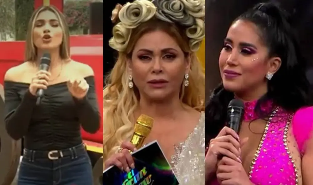 Gisela Valcárcel causó polémica al invitar a Melissa Paredes a "El gran show". Foto: captura de Willax y América TV
