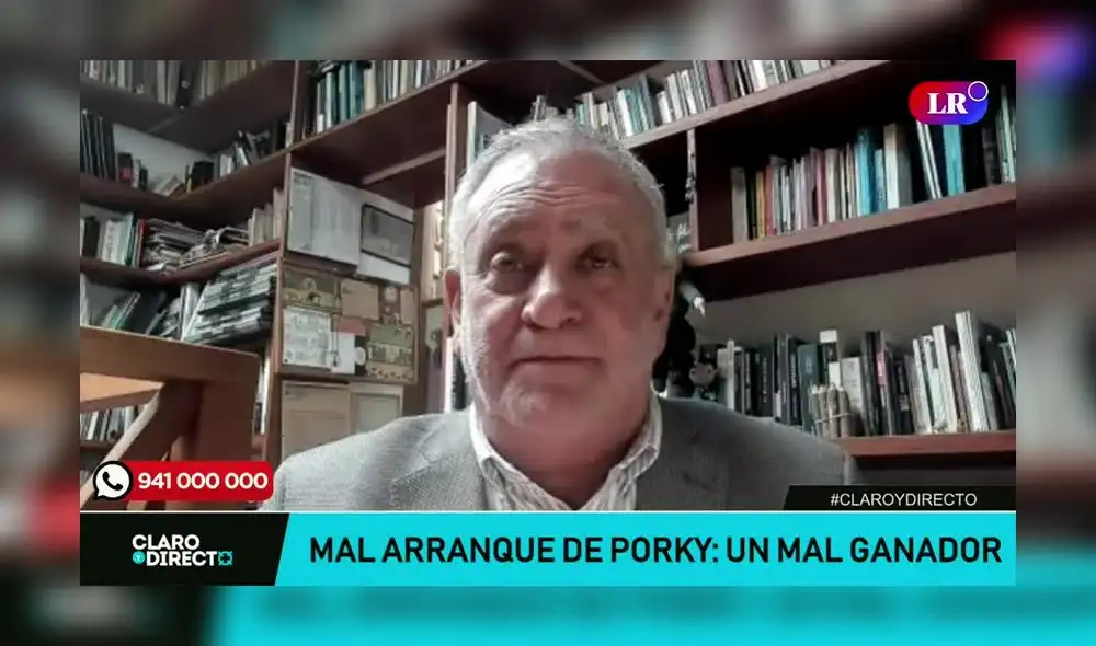 Augusto Álvarez Rodrich en "Claro y directo". Foto: captura de YouTube Augusto Álvarez Rodrich en "Claro y directo". Foto: captura de YouTube