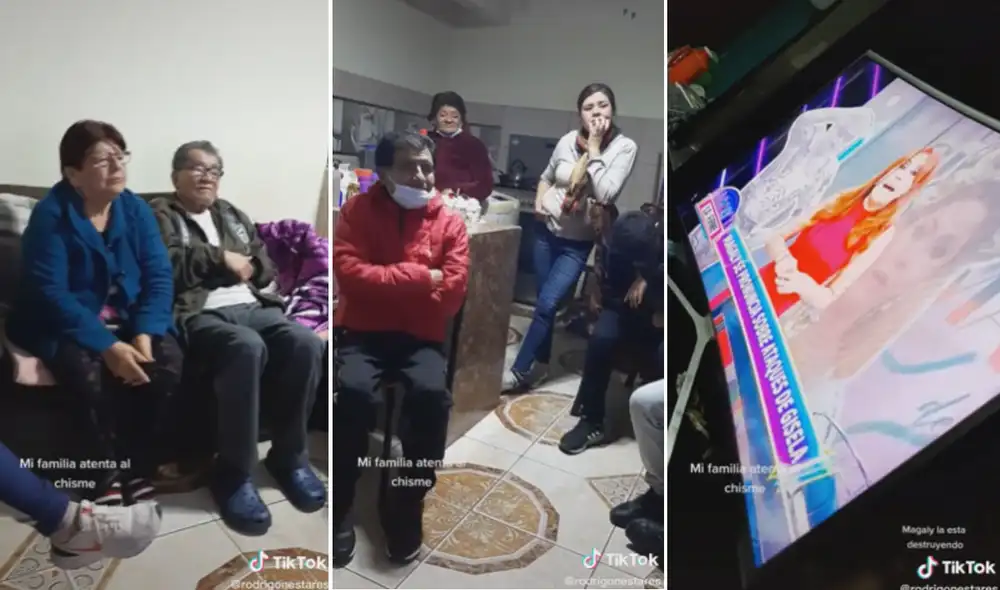 Las reacciones de esta familia llamaron la atención de miles en las redes sociales. Foto: composición LR/TikTok/@rodrigonestares Las reacciones de esta familia llamaron la atención de miles en las redes sociales. Foto: composición LR/TikTok/@rodrigonestares