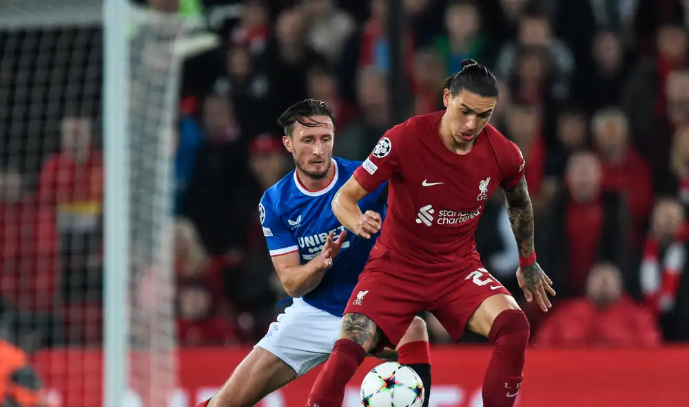Los Reds recibieron al Rangers en Anfield por la tercera fecha de la Champions League. Foto: EFE Los Reds recibieron al Rangers en Anfield por la tercera fecha de la Champions League. Foto: EFE