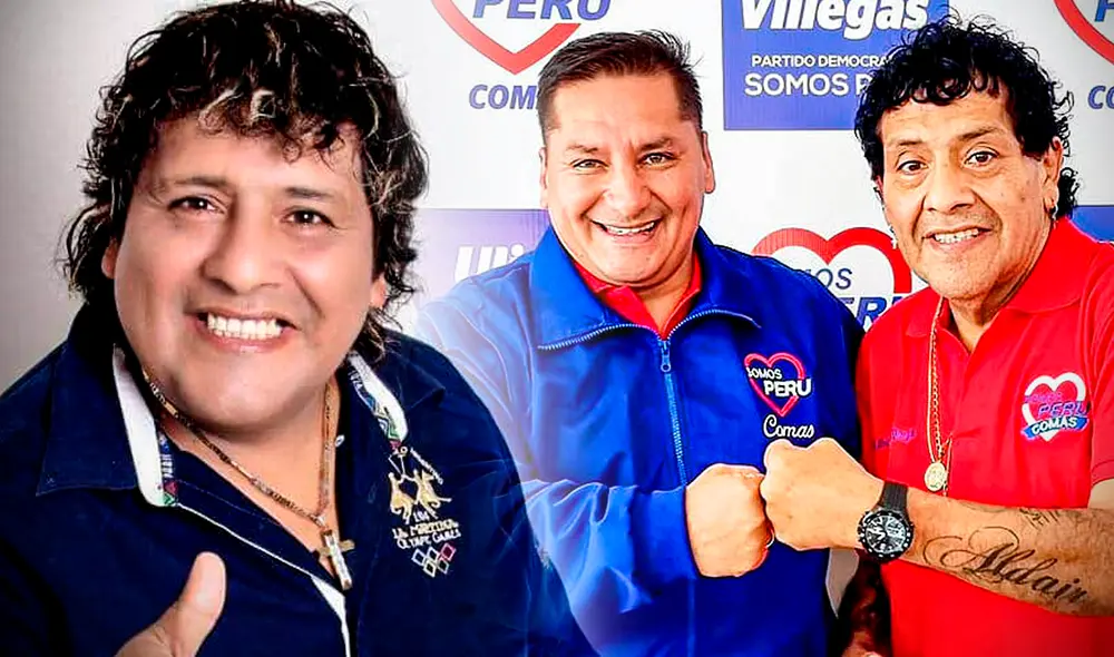 Toño Centella postuló con el partido político Somos Perú. Foto: composición de Gerson Cardoso/Toño y su grupo Centella/Somos Perú/Facebook