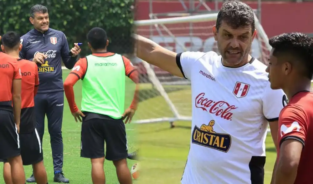 Roverano fue designado a inicios del 2022 pero no tiene un buen balance con la sub-20. Foto: composición/FPF/Twitter selección peruana Roverano fue designado a inicios del 2022 pero no tiene un buen balance con la sub-20. Foto: composición/FPF/Twitter selección peruana