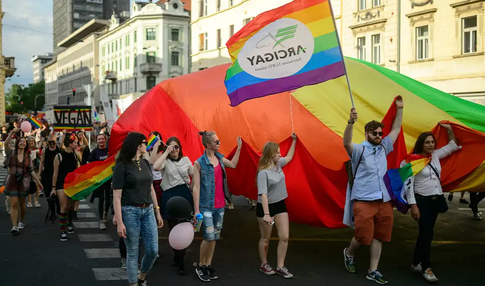 Eslovenia, surgida de la desintegración de Yugoslavia, es el primer país excomunista que aprueba esta reforma en Europa. Foto: AFP