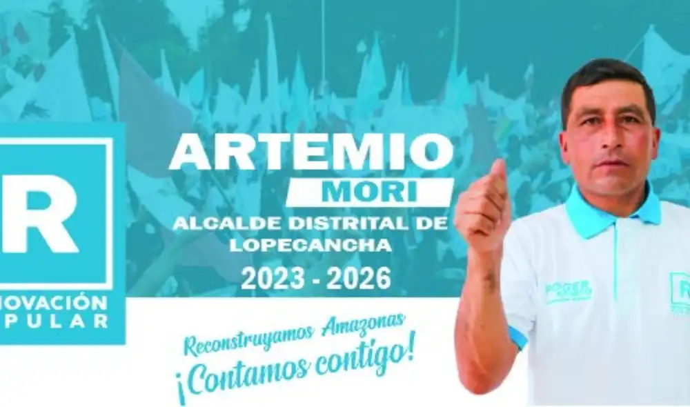 El conteo de la ONPE dio como resultado que solo cinco personas votaron por el candidato Artemio Mori. Foto: Facebook Artemio Mori.