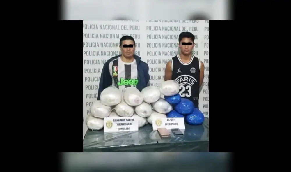 La primera captura se realizó en el centro poblado Vijus, del distrito y provincia de Pataz. Foto: PNP La primera captura se realizó en el centro poblado Vijus, del distrito y provincia de Pataz. Foto: PNP