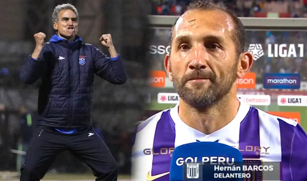 El festejo de 'Chemo' fue tremendo. Foto: composición LR/Liga 1 El festejo de 'Chemo' fue tremendo. Foto: composición LR/Liga 1