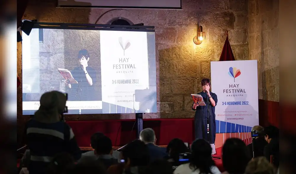 Ángela Delgado dio detalles sobre el Hay Festival en Arequipa. Foto: La República/Rodrigo Talavera