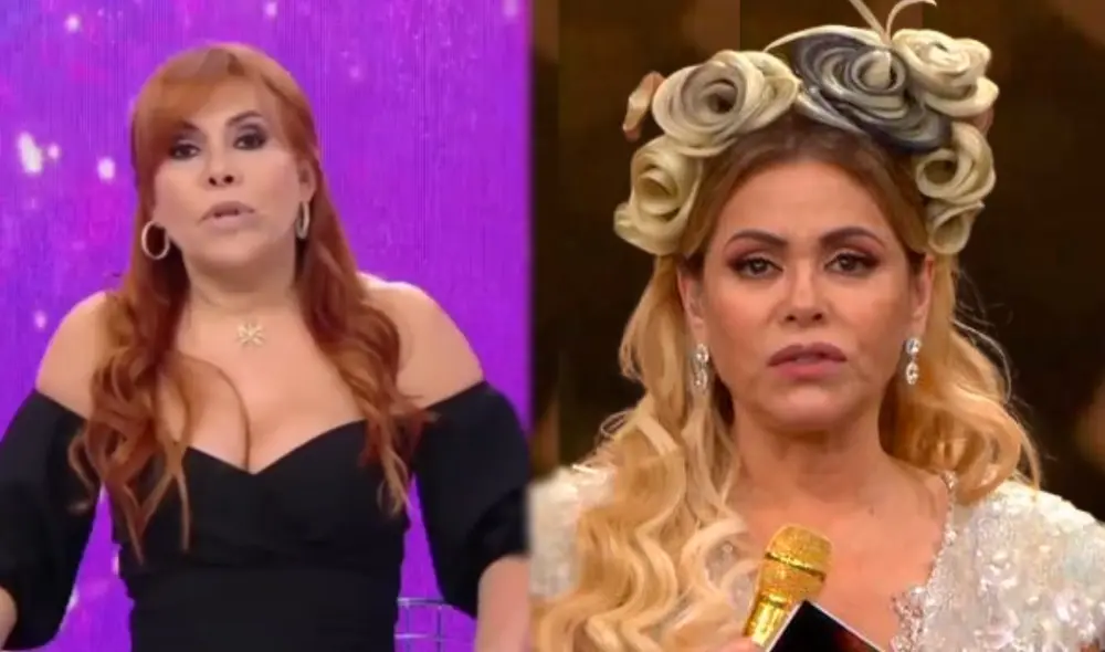 Magaly Medina y Gisela Valcárcel protagonizan una disputa televisiva durante varios años. Foto: Composición LR / Captura de ATV / América
