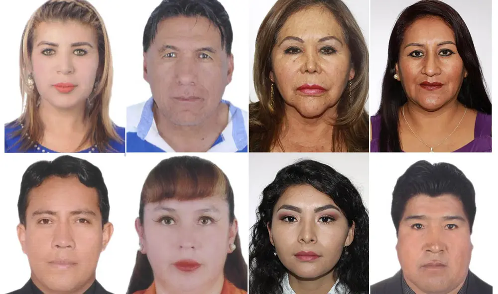 Ocho de los 15 regidores provinciales por Arequipa. Foto: JNE/Composición La República Ocho de los 15 regidores provinciales por Arequipa. Foto: JNE/Composición La República