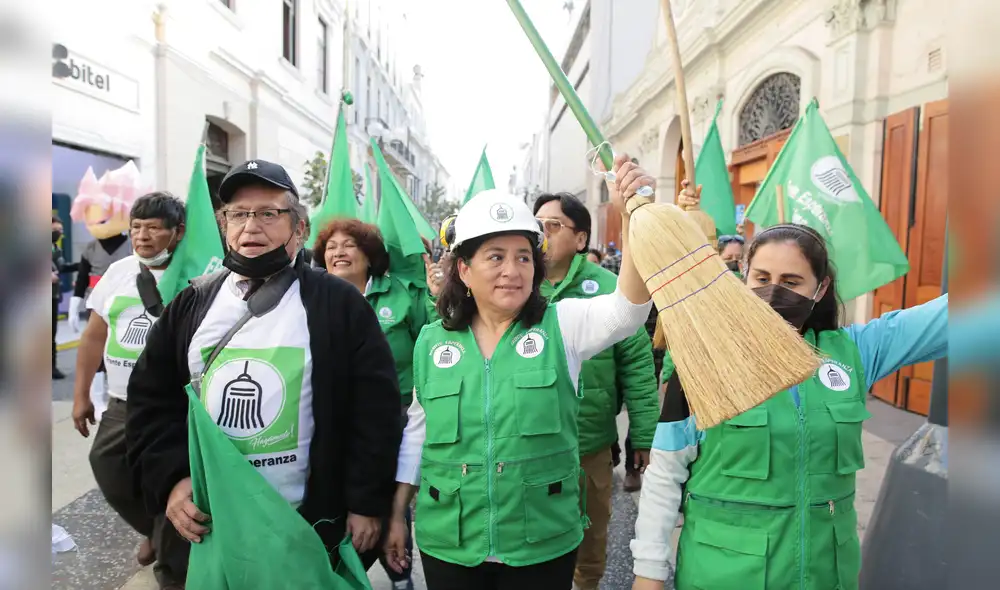 Elizabeth León fue candidata a la alcaldía de Lima por Frente de la Esperanza. Foto: John Reyes/La República