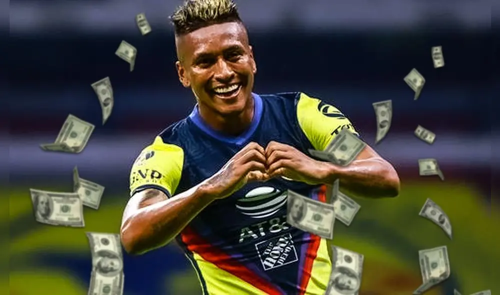 Pedro Aquino es uno de los jugadores peruanos mejor cotizados del América de México, según Transfermarkt. Foto: Composición LR/Club América