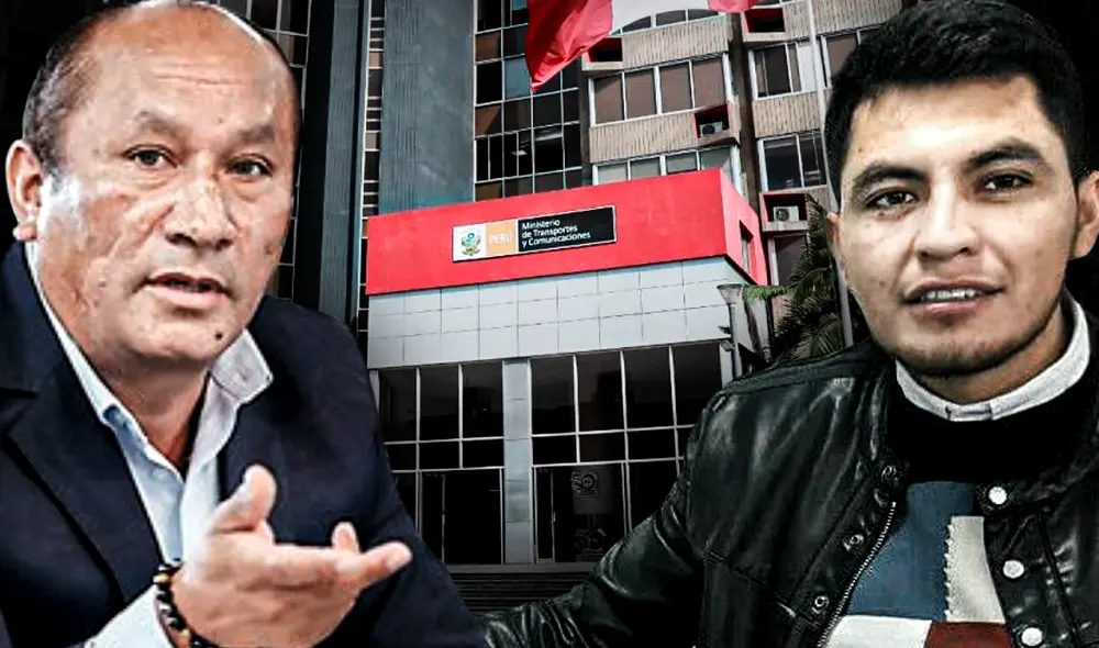 El extitular del MTC Juan Silva y el alcalde electo de Anguía, Alexander Peralta Sánchez. Foto: composición de Jazmín Ceras/ La República/MTC