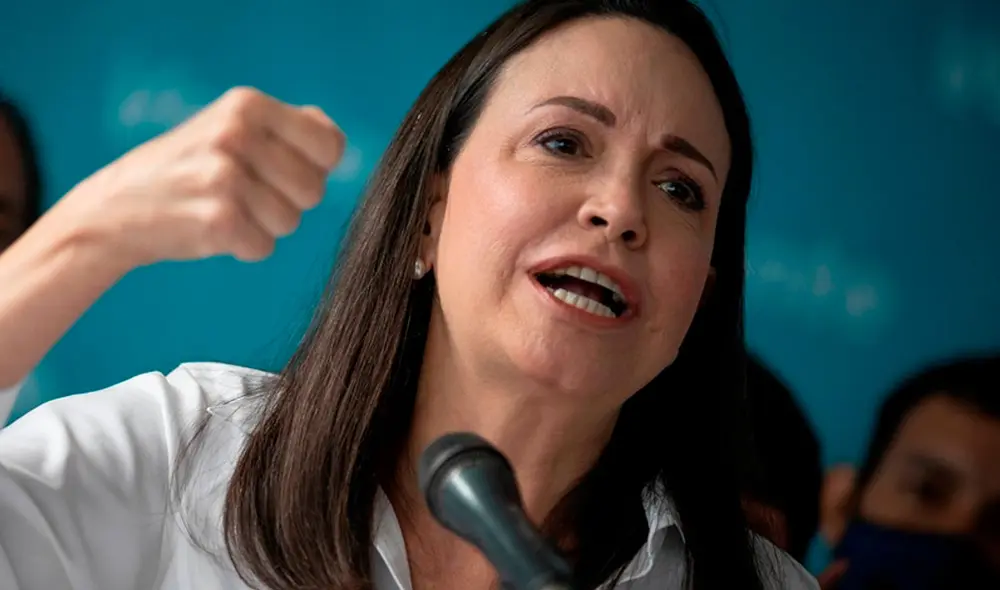 María Corina Machado es la fundadora y coordinadora del partido Vente Venezuela. Foto: EFE