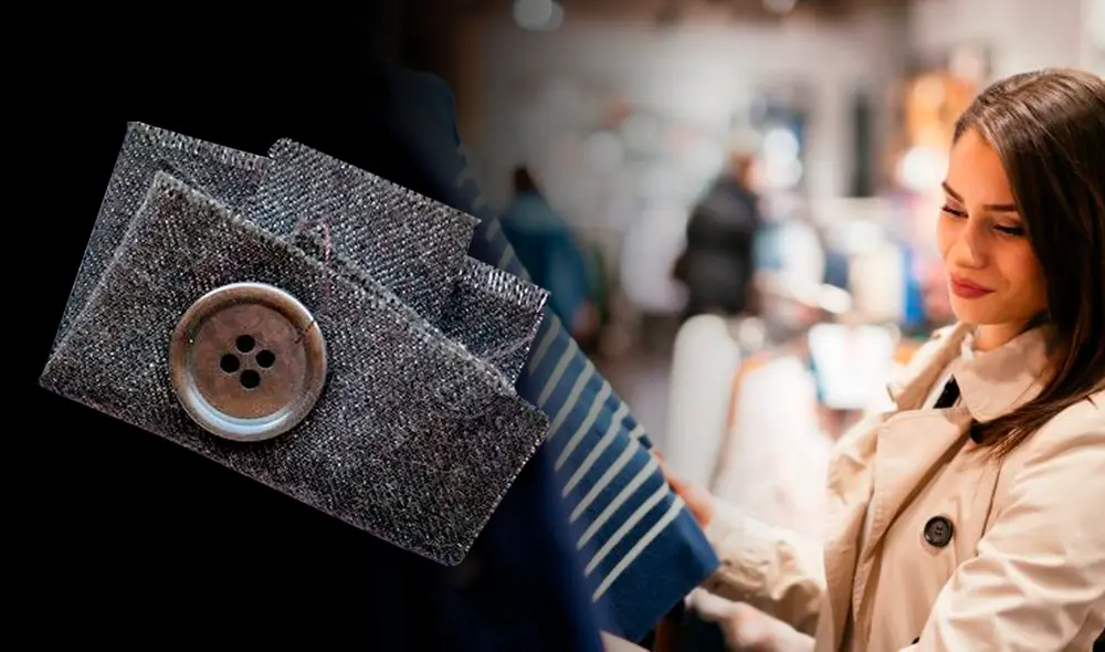 El botón y la tela extra en la ropa nueva cumple una función que evitará más de un problema. Foto: composición LR/ Telugu world/Rockfon