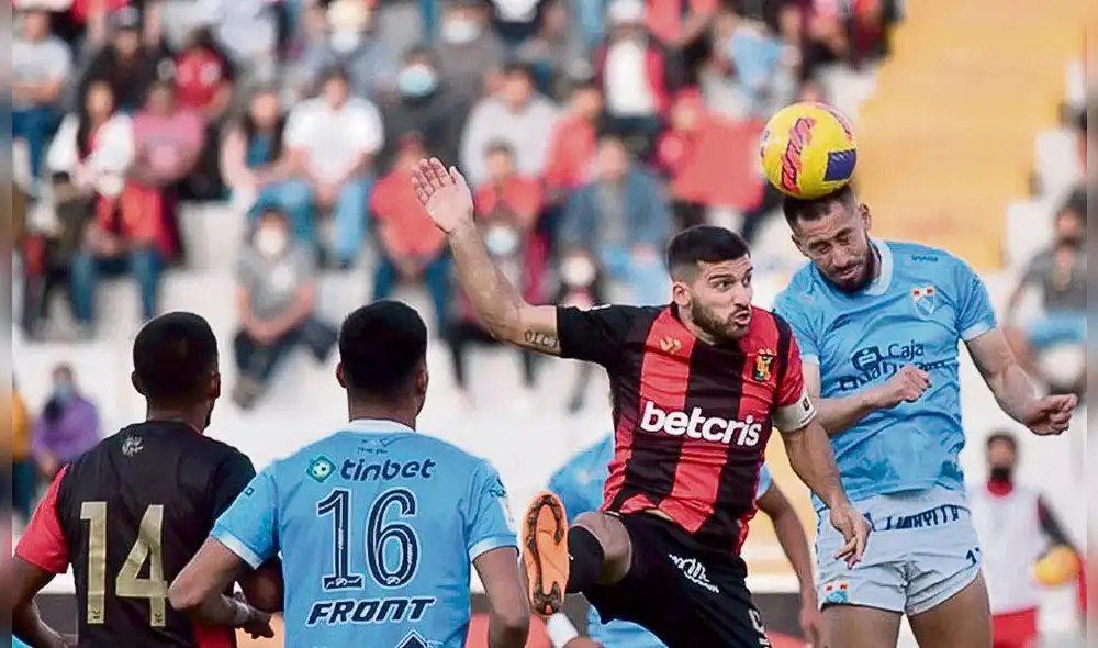 Iguales. Ayer Melgar no puso y solo empató con ADT de Tarma y se aleja de la punta. Foto: difusión