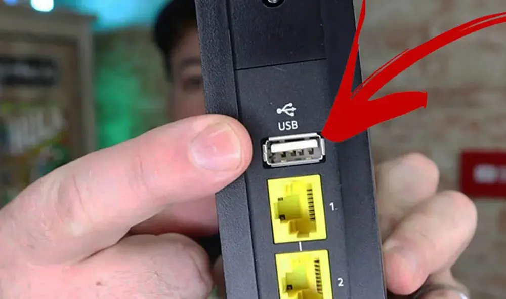 La mayoría de los routers modernos cuenta con un puerto USB. Foto: AndroidPhoria. La mayoría de los routers modernos cuenta con un puerto USB. Foto: AndroidPhoria.