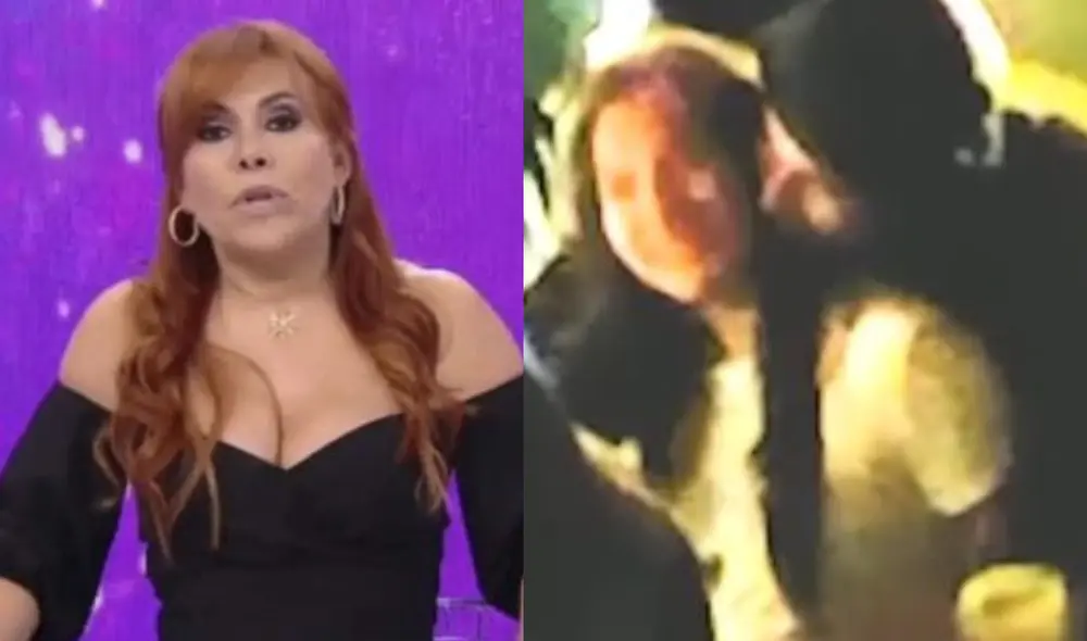 Magaly Medina arremete contra el 'Gato' Cuba por ampay en una fiesta en Piura. Foto: composición LR/capturas de ATV y Willax Televisión