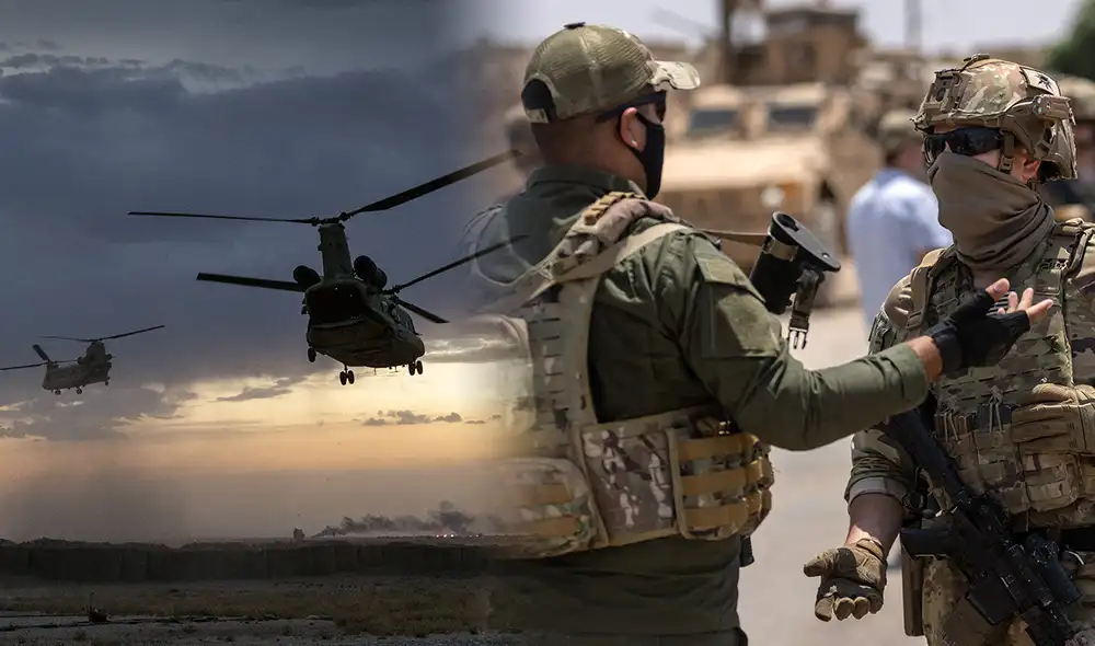 Las tropas estadounidenses descendieron de helicópteros para llevar a cabo la redada, según informa el CENTCOM. Foto: composición LR/AFP Las tropas estadounidenses descendieron de helicópteros para llevar a cabo la redada, según informa el CENTCOM. Foto: composición LR/AFP