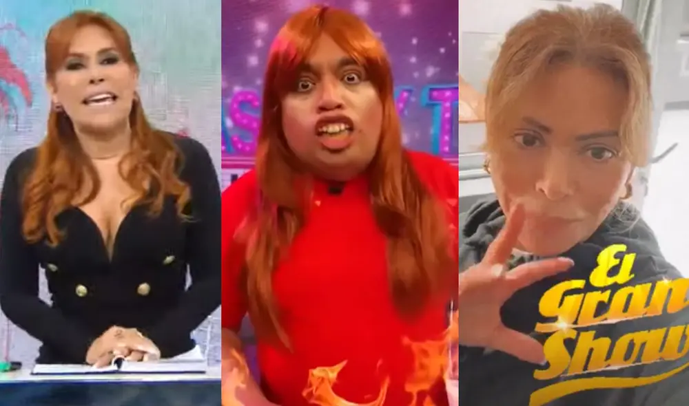 Magaly Medina no tiene miedo de seguir hablando de la 'Señito'. Foto: composición LR/ capturas de ATV/ Gisela Valcárcel/ Instagram/ JB/ Tik tok