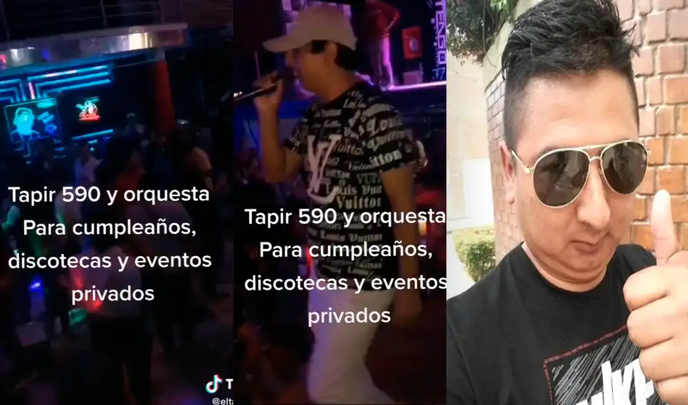Tapir 590 tuvo un público difícil que no se animó con sus canciones. Foto: captura de TikTok / eltapirmalo