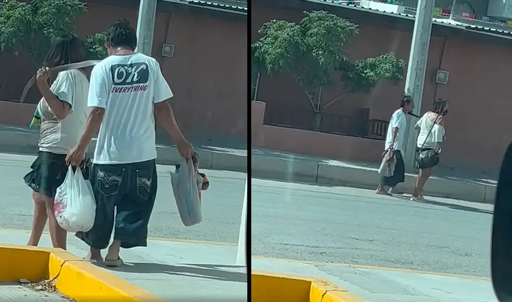 La grabación supera los 2 millones de reproducciones en Facebook. Foto: composición LR/Captura de Facebook/Emily Marlynn Angel Balderrama.