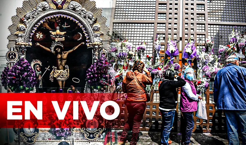 El Señor de los Milagros recorrerá varias avenidas y calles principales del Centro de Lima tras 2 años de paralización. Foto: composición Gerson Cardoso / La República