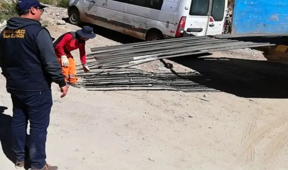 Varillas de acero. Foto: Gobierno peruano