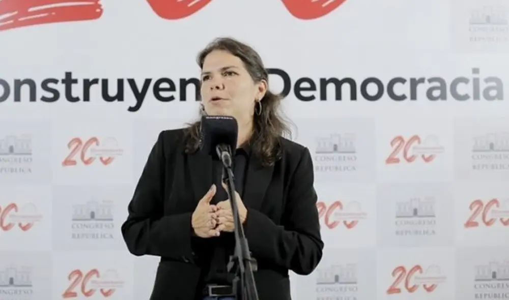 Ministra de la Mujer señaló que el acto de agresión se registró en el interior de la vivienda de su suegra. Foto: Poder Ejecutivo