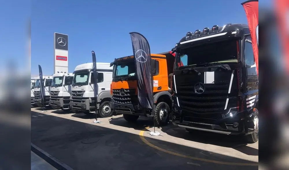 Vehículos presentados en Perumin. Foto: Divemotor