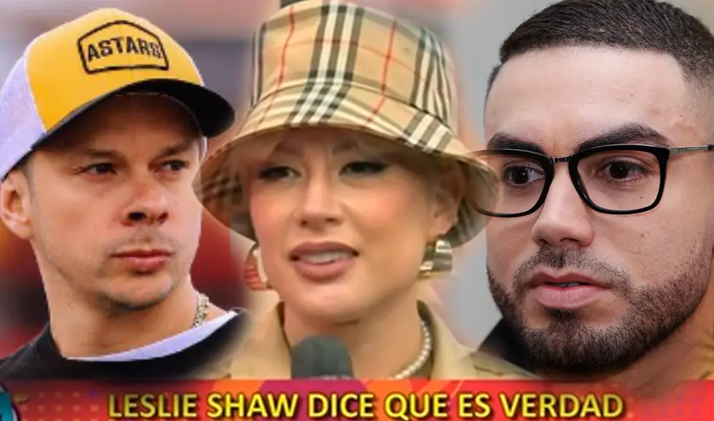 Leslie Shaw aseguró que sus romances con Mario Hart y Coto Hernández no le sumaron nada bueno a su vida. Foto: composición/captura Panamericana/difusión