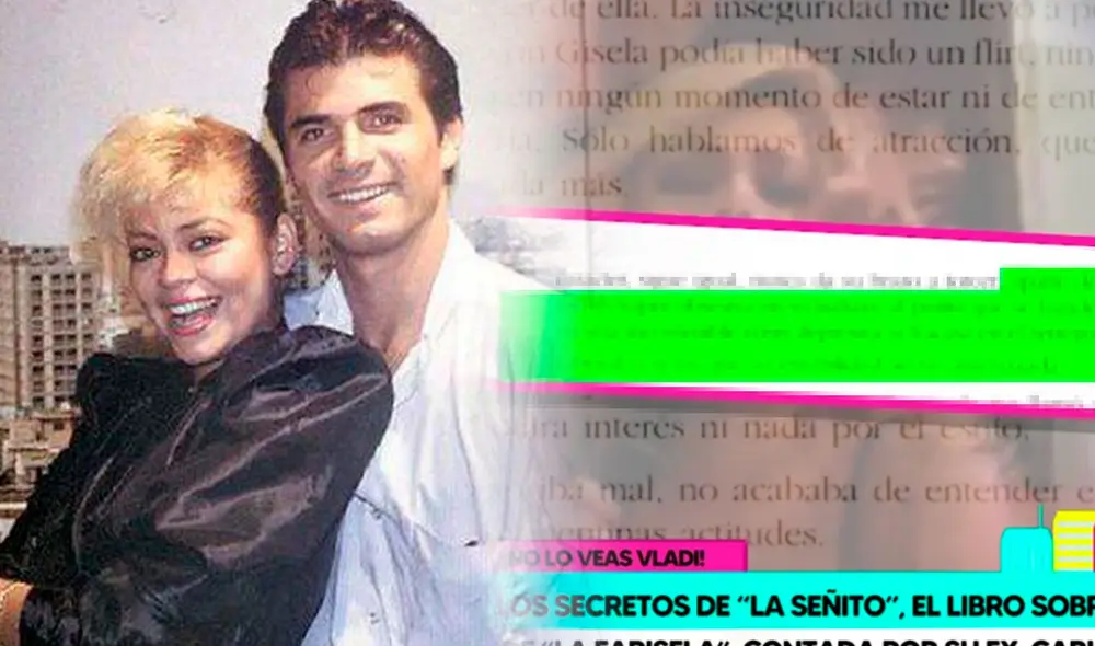 Carlos Vidal, expareja de Gisela Valcárcel, escribió el libro “La señito”. Foto: captura/Willax/archivo