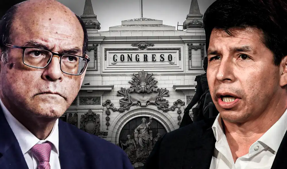 Jorge Montoya presentó moción de interpelación contra el canciller César Landa. Foto: composición Jazmín Ceras/LR Jorge Montoya presentó moción de interpelación contra el canciller César Landa. Foto: composición Jazmín Ceras/LR