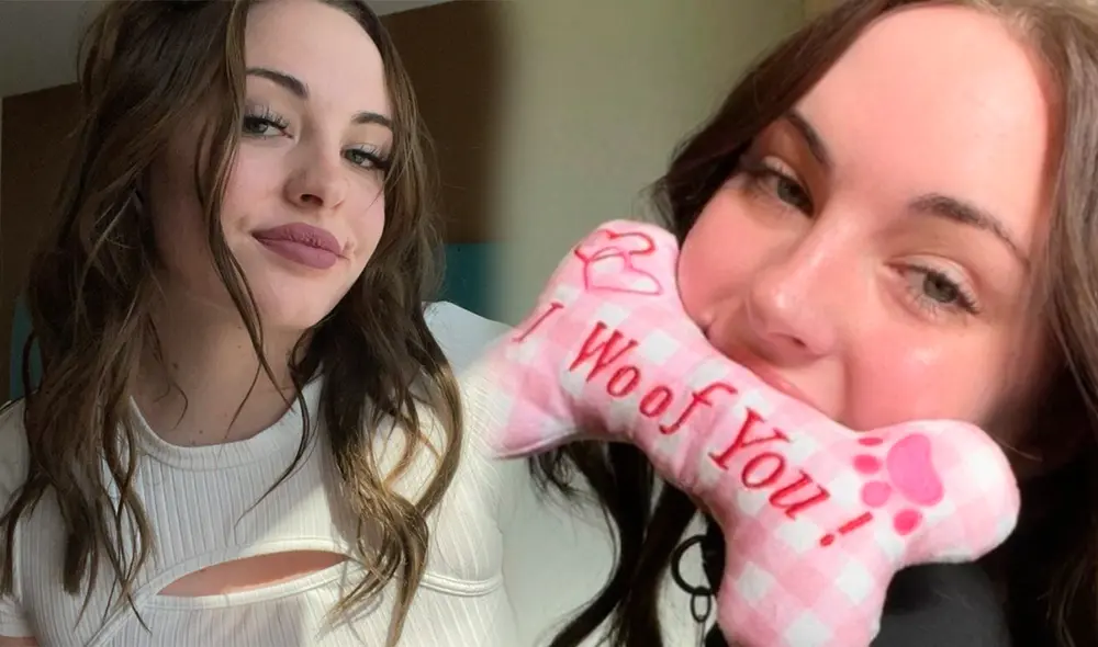 Usuarios piden a Jenna dejar de actuar como "cachorrita" pues incentiva a los hombres a tener conductas denigrantes con las mujeres. Foto: Composición/LR/Instagram Puppy girl Jenna