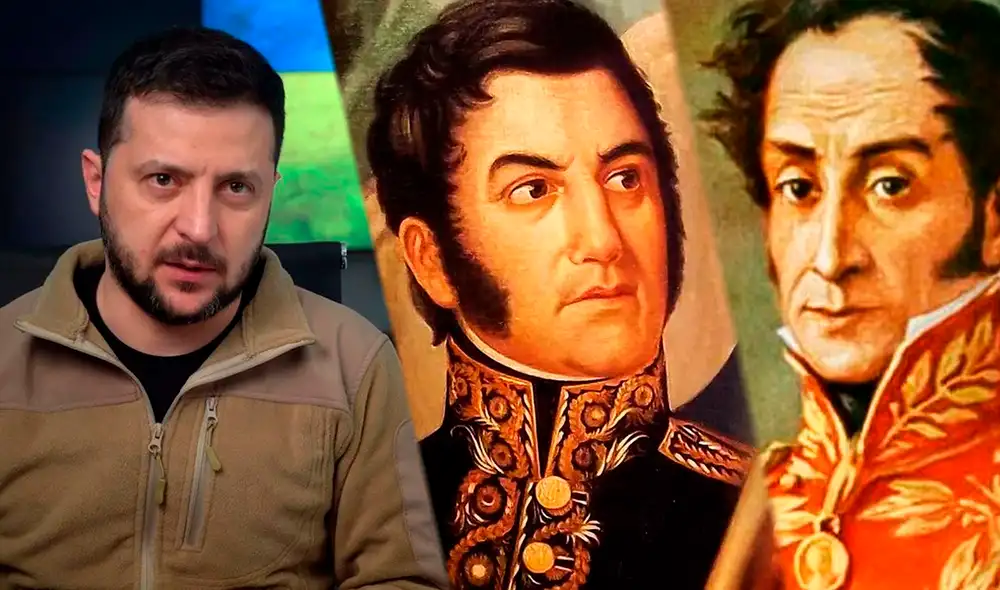 El presidente de Ucrania, Volodímir Zelenski, se dirigió a los líderes de América en la Asamblea General de la OEA. Foto: composición LR/Andina/ La Nación/Presidencia de Ucrania El presidente de Ucrania, Volodímir Zelenski, se dirigió a los líderes de América en la Asamblea General de la OEA. Foto: composición LR/Andina/ La Nación/Presidencia de Ucrania