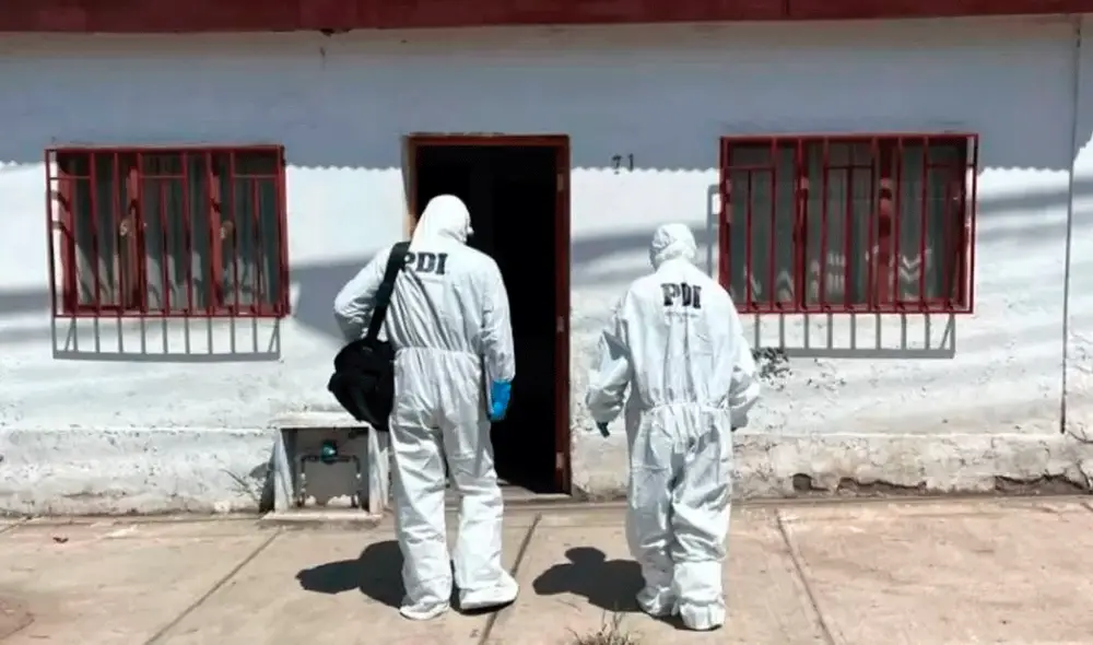 Información preliminar del caso del anciano señala que la data del deceso es aproximadamente de 12 meses. Foto: PDI