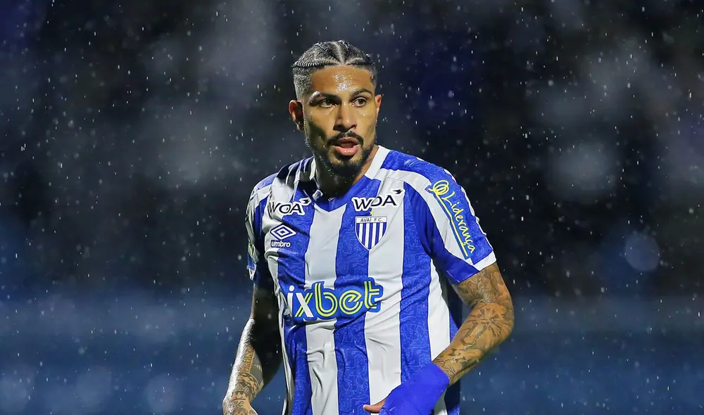 Paolo Guerrero llegó al Avaí FC en 2022. Foto: Avaí FC