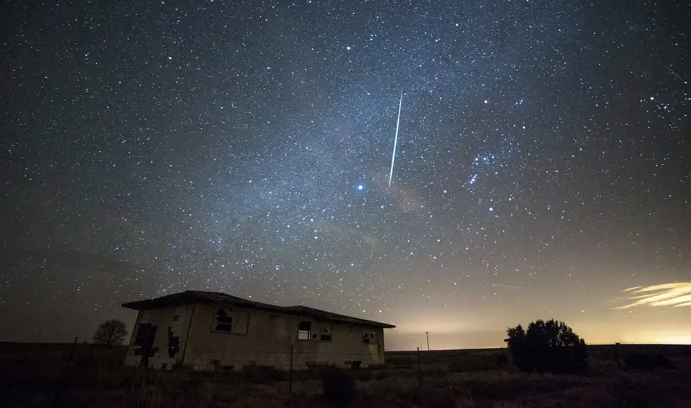 La lluvia de estrellas Dracónidas está activa en un corto período. Foto: Amy M. Howard / AMS