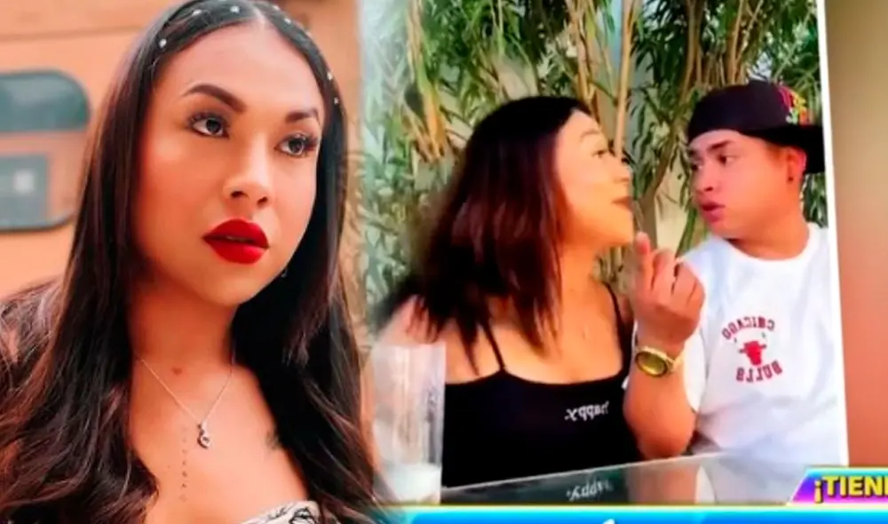 Dayanita se muestra más enamorada que nunca al lado del comediante piurano. Foto: captura/ATV/difusión