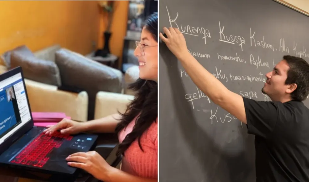 Varios centros de idiomas de universidades del Perú cuenta con el curso de quechua. Foto: composición LR/Andina