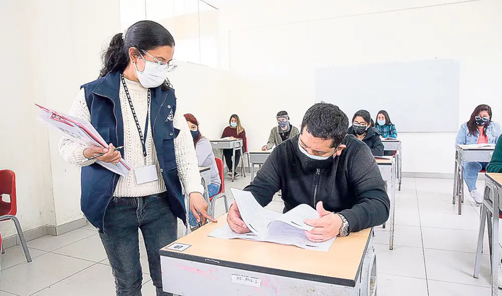 Proceso. La prueba nacional, que es la primera fase del concurso público, será en diciembre. Se estima que hay más de 180 mil inscritos a nivel nacional. Foto: difusión Proceso. La prueba nacional, que es la primera fase del concurso público, será en diciembre. Se estima que hay más de 180 mil inscritos a nivel nacional. Foto: difusión