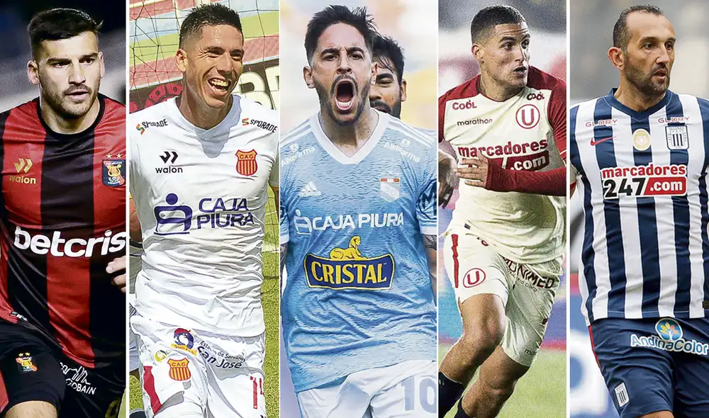 Fecha decisiva. Los cinco equipos que lideran el Clausura saben que una derrota en la próxima jornada de la Liga 1 los dejaría fuera de competencia. Foto: composición La República Fecha decisiva. Los cinco equipos que lideran el Clausura saben que una derrota en la próxima jornada de la Liga 1 los dejaría fuera de competencia. Foto: composición La República