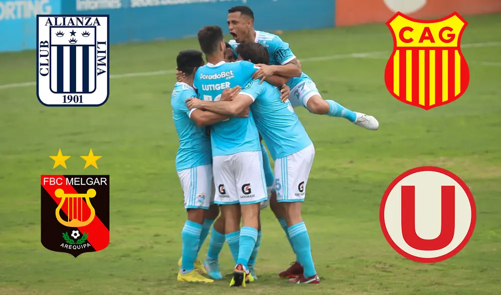 Sporting Cristal lidera la tabla de posiciones, pero Atlético Grau, Universitario, Alianza Lima y Melgar se mantienen al acecho. Foto: composición/GLR Sporting Cristal lidera la tabla de posiciones, pero Atlético Grau, Universitario, Alianza Lima y Melgar se mantienen al acecho. Foto: composición/GLR
