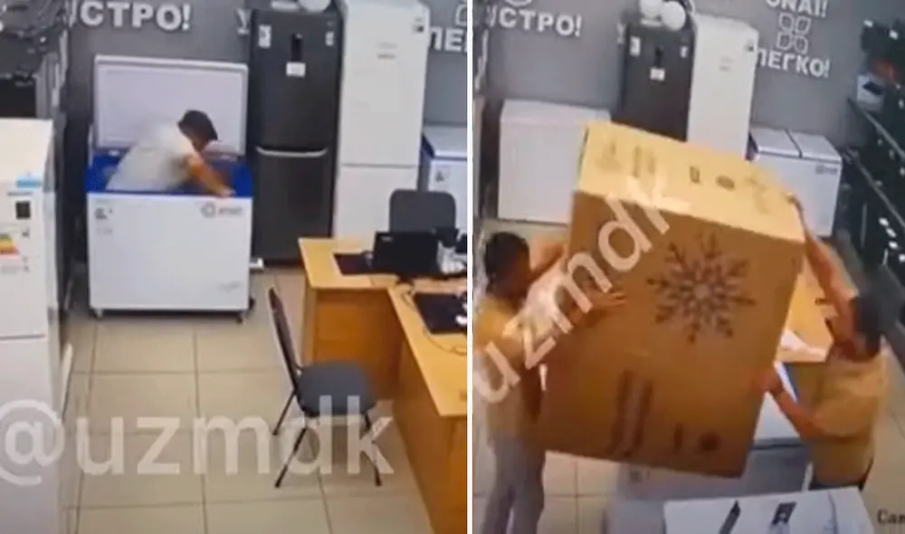 El hombre no imaginó que sus planes se frustrarían por un pequeño detalle. Foto: composición LR/captura de YouTube/Uzbeko-MDK El hombre no imaginó que sus planes se frustrarían por un pequeño detalle. Foto: composición LR/captura de YouTube/Uzbeko-MDK