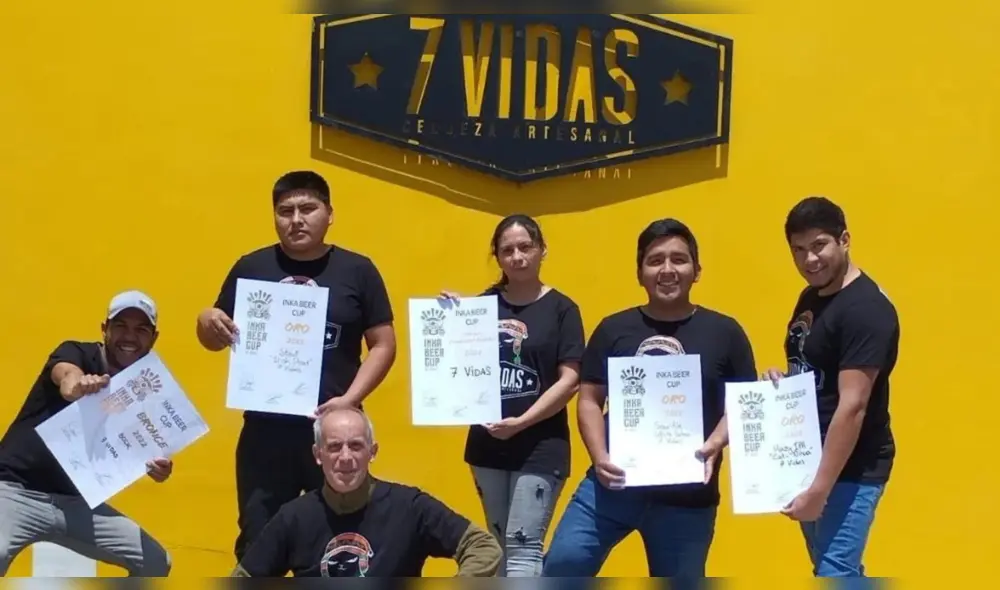 Cerveza artesanal tacneña 7 Vidas. Foto: empresa 7 vidas Cerveza artesanal tacneña 7 Vidas. Foto: empresa 7 vidas