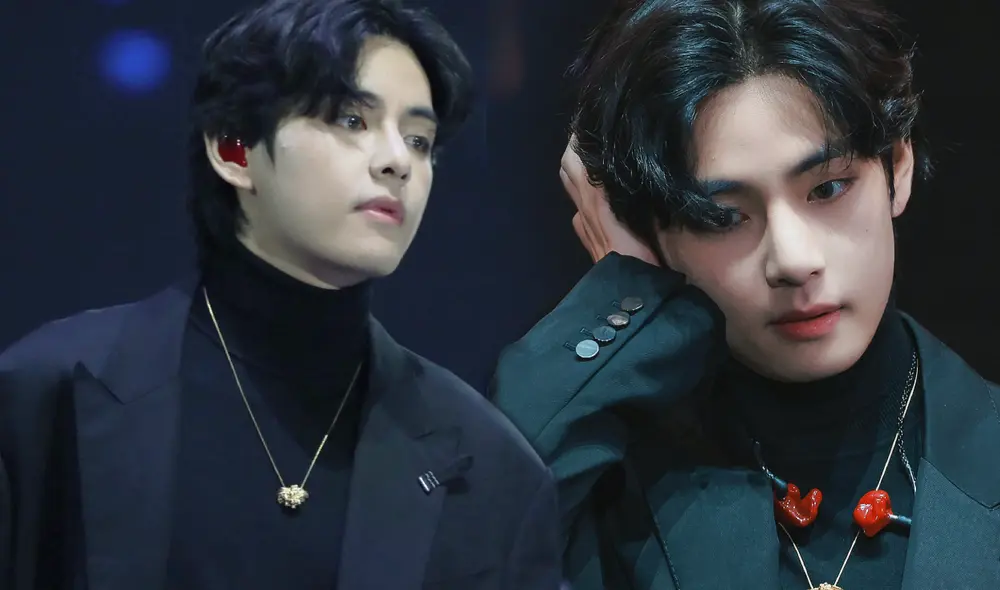 Taehyung de BTS en los TMA 2022, primeros premios coreanos de fin de año 2022. Foto: composición LR/VP/Daeguline