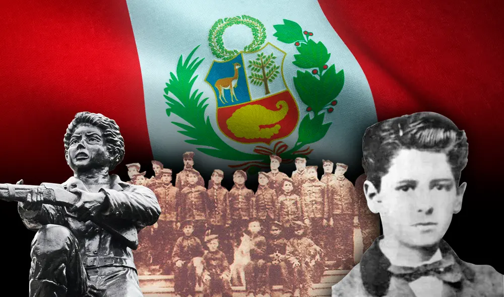 La guerra del Pacífico fue un conflicto que se dio entre 1879 y 1884, y enfrentó a Chile contra Bolivia y Perú. Foto: Niños héroes de la guerra del Pacífico/ Ministerio de Cultura