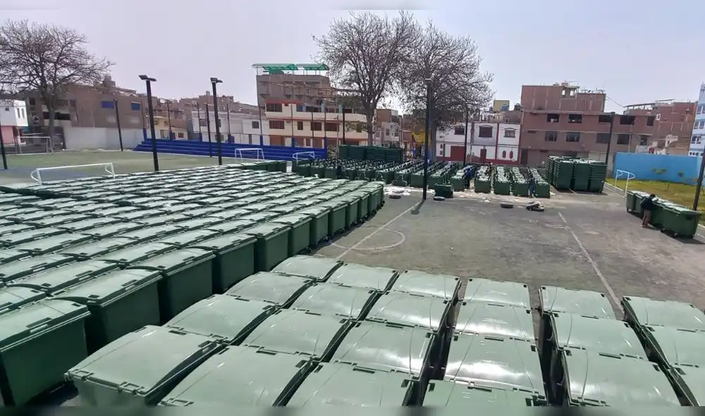 MPCh adquiere 600 nuevos contenedores para el servicio de limpieza de Chiclayo. Foto: MPCh MPCh adquiere 600 nuevos contenedores para el servicio de limpieza de Chiclayo. Foto: MPCh