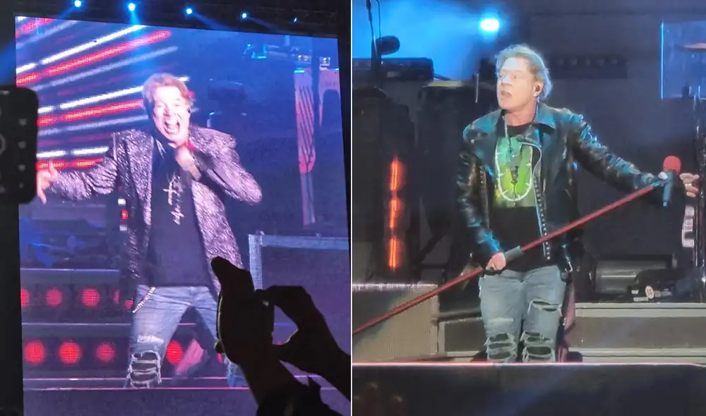 Fanáticos de Guns N’ Roses esperaban que el concierto tenga más luces, pirotécnicos o adornos visuales; tal como se registró recientemente en la presentación de Coldplay en Lima. Foto: Jessica Merino