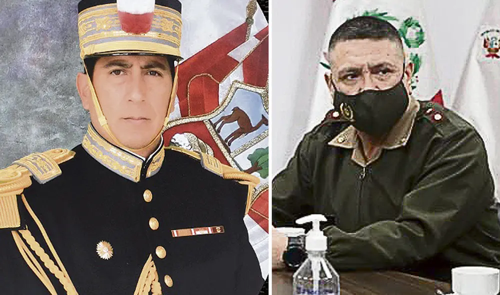 En el partidor. General Carlos Rabanal Calderón (izquierda) y general Jorge Agramonte Aguilar (derecha), ambos de la promoción Inca Pachacútec. Foto: composición LR En el partidor. General Carlos Rabanal Calderón (izquierda) y general Jorge Agramonte Aguilar (derecha), ambos de la promoción Inca Pachacútec. Foto: composición LR